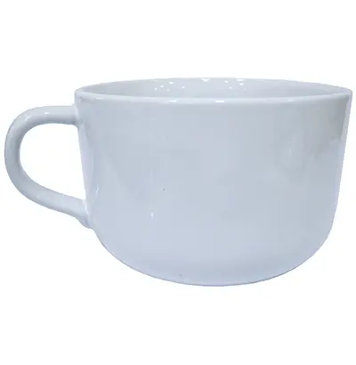 CANECA DE PORCELANA JUMBO BRANCA 450ML