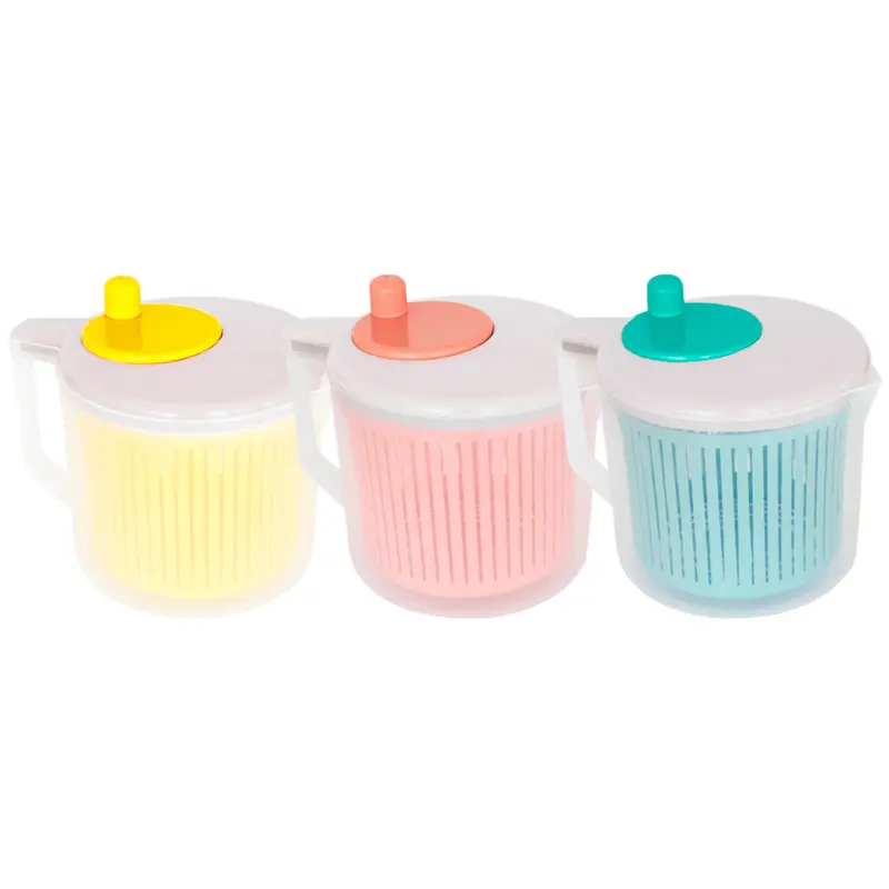 SECA SALADA DE PLASTICO COM ALCA COLORS 2,5L