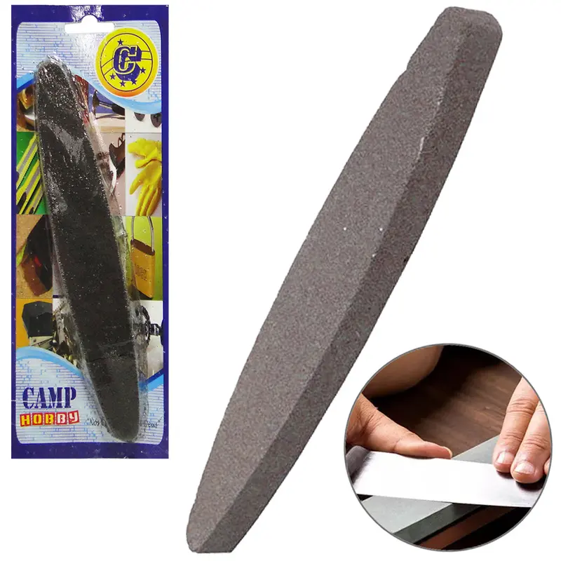 AFIADOR PEDRA PARA AFIAR / AMOLAR FACA CANOA 9'' 23X3,5X1,5CM NA CARTELA