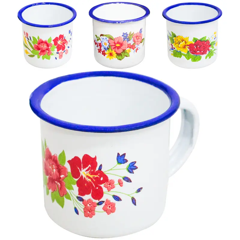 CANECA DECORADA ESMALTADA AGATA 150ML