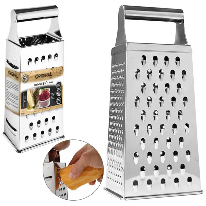 RALADOR DE INOX 4 FACES 9,5'' 24,5CM