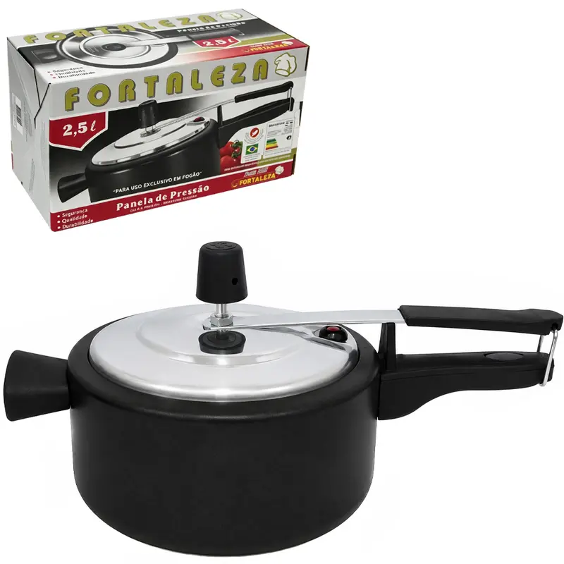 PANELA DE PRESSAO DE ALUMINIO BLACK 2,5L