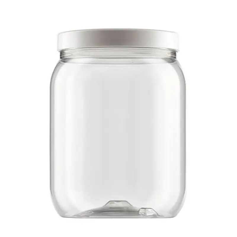 ORGANIZADOR DE PLASTICO REDONDO COM TAMPA DE ROSCA 1700ML