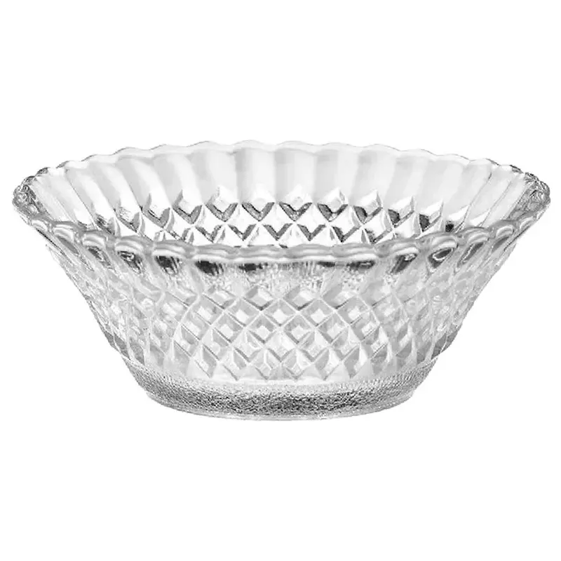TIGELA DE VIDRO REDONDA PARA SOBREMESA BARROCO 200ML 12CM DE Ø
