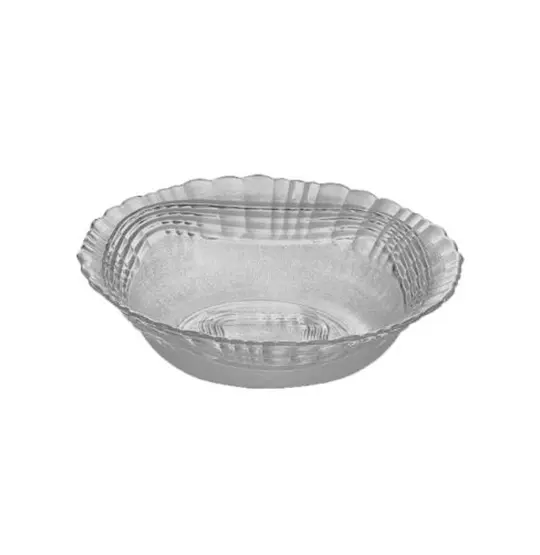 TIGELA SALADEIRA DE VIDRO REDONDA CRYSTAL 1480ML 24CM DE Ø