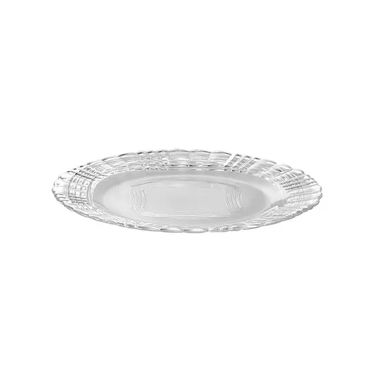 PRATO DE VIDRO PARA BOLO / DOCES CRYSTAL 28CM DE Ø
