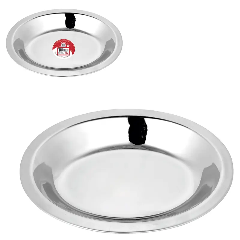 TRAVESSA DE INOX OVAL FUNDA 24X17CM