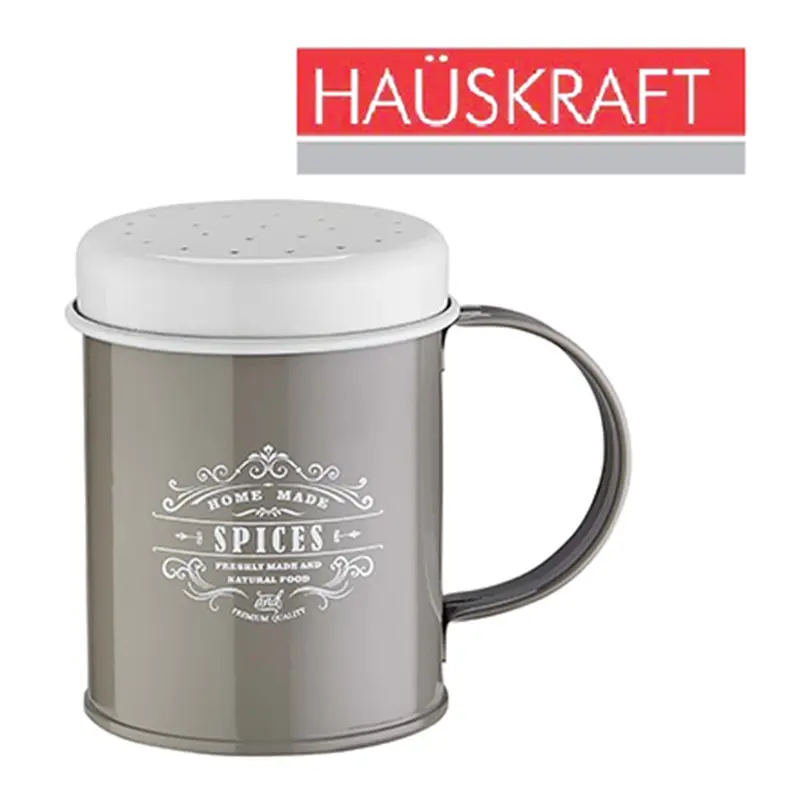 POLVILHADOR DE METAL TIPO CANECA VANILA HAUSKRAFT 360ML