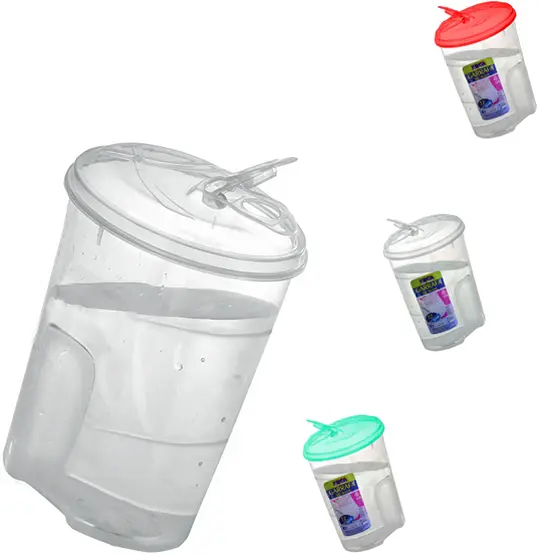 GARRAFA DE AGUA DE PLASTICO COM TAMPA COLORS 1200ML