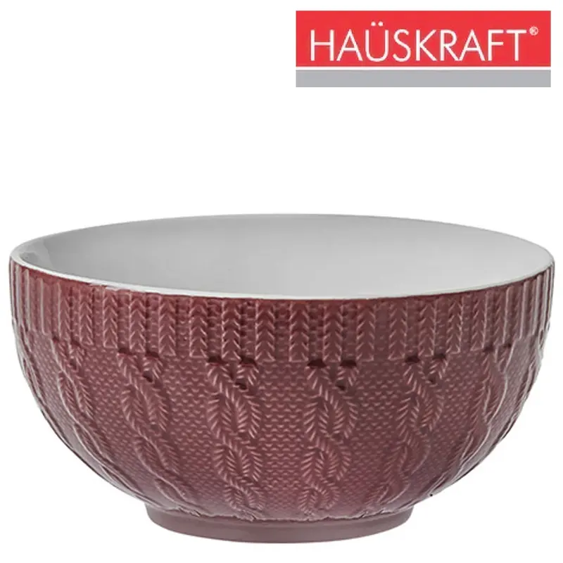 TIGELA CUMBUCA DE PORCELANA BOWL VINHO WINTER HAUSKRAFT 540ML