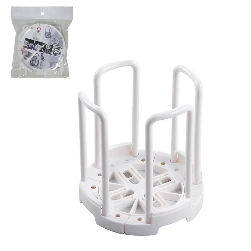 SUPORTE ORGANIZADOR DE PLASTICO DE MESA RETRATIL PARA TIGELA CUMBUCA 15X20CM DE Ø