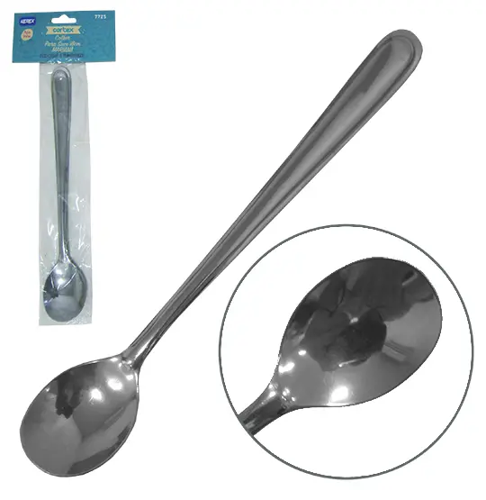 COLHER DE SUCO SLIM DE INOX 18CM NA SOLAPA