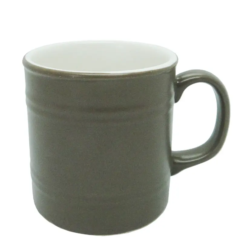 CANECA DE PORCELANA MARROM 335ML