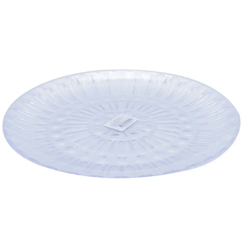 PRATO DE PLASTICO REDONDO PARA BOLO / DOCES 30CM DE Ø