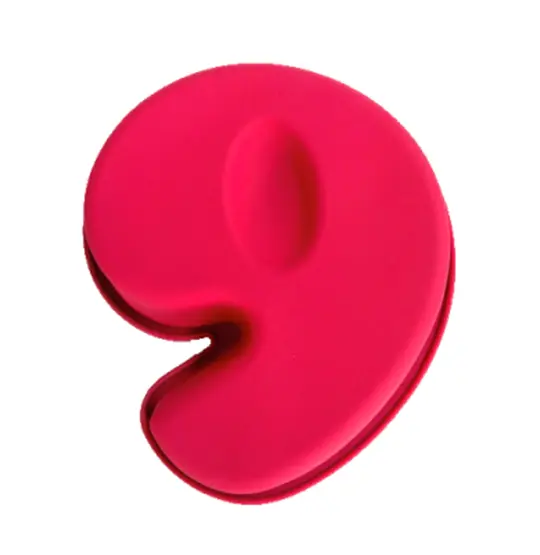 FORMA DE SILICONE NUMERO 9 PARA BOLO ROSA