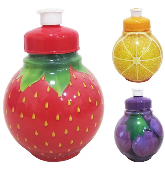 GARRAFA SQUEEZE SLEEVE DE PLASTICO PP BOLINHA FITNESS 400ML