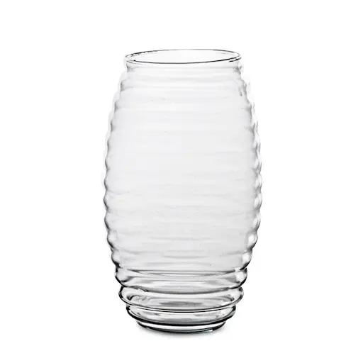 VASO DE VIDRO ROMEU ESPIRAL 22,5X13CM DE Ø