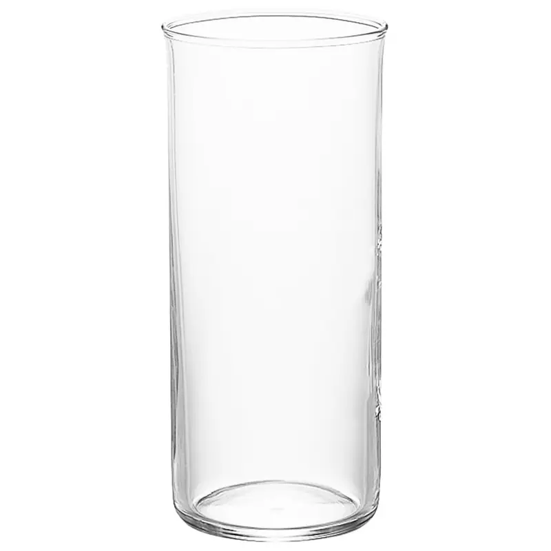 COPO DE VIDRO VELA TUBO 22X8CM DE Ø