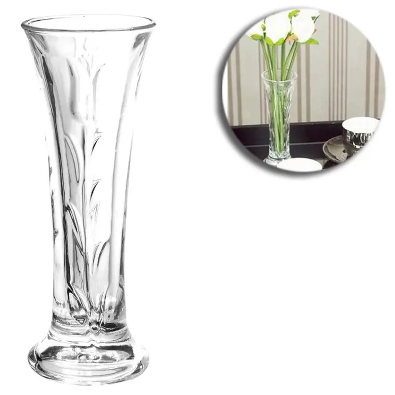 VASO DE VIDRO REDONDO 14,8X5,2CM DE Ø