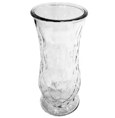 VASO DE VIDRO REDONDO CHARM 22X9,5CM DE Ø