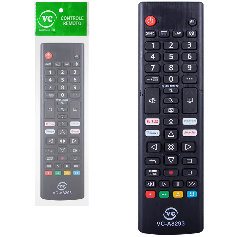 CONTROLE REMOTO COMPATIVEL TV LCD LG 16,5X5CM