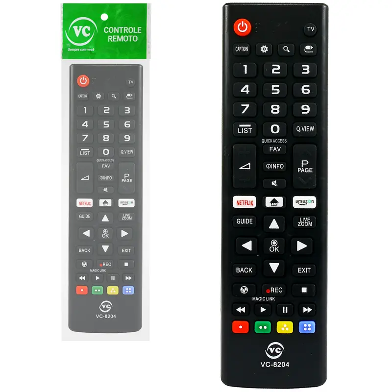 CONTROLE REMOTO COMPATIVEL TV LCD LG 17X5CM