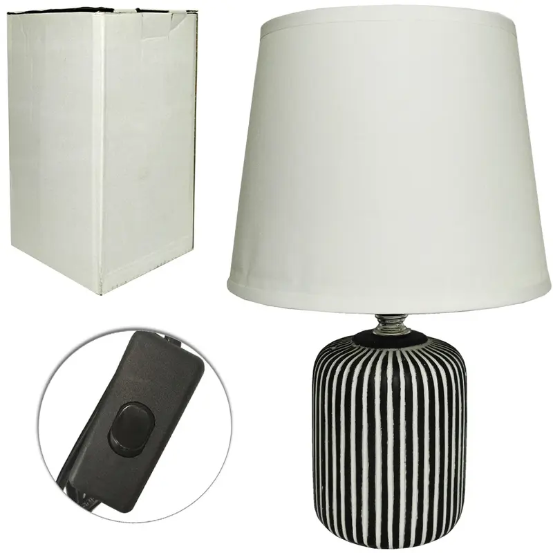 ABAJUR LUMINARIA COM CUPULA E BASE DE PORCELANA VASO BIVOLT 27,5X18CM DE Ø