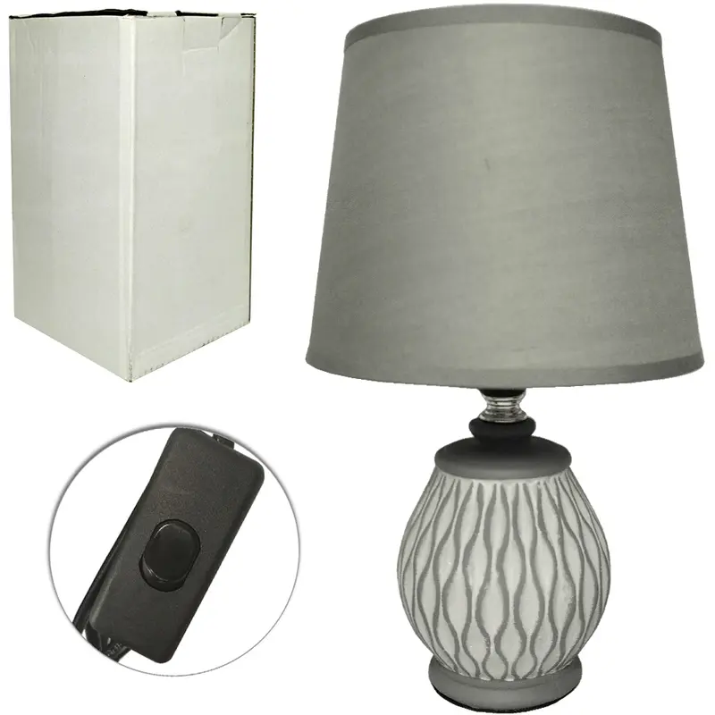 ABAJUR LUMINARIA COM CUPULA E BASE DE PORCELANA VASO BIVOLT 28,5X18CM DE Ø