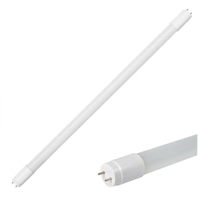 LAMPADA TUBULAR DE LED 9W VIDRO T8 60CM 6500K BRANCA FRIA BIVOLT LUXNOW