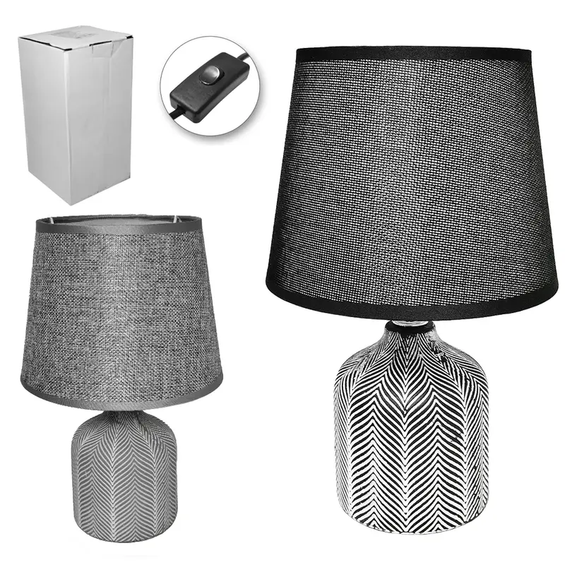 ABAJUR LUMINARIA COM CUPULA E BASE DE PORCELANA VASO BIVOLT 27,3X18CM DE Ø