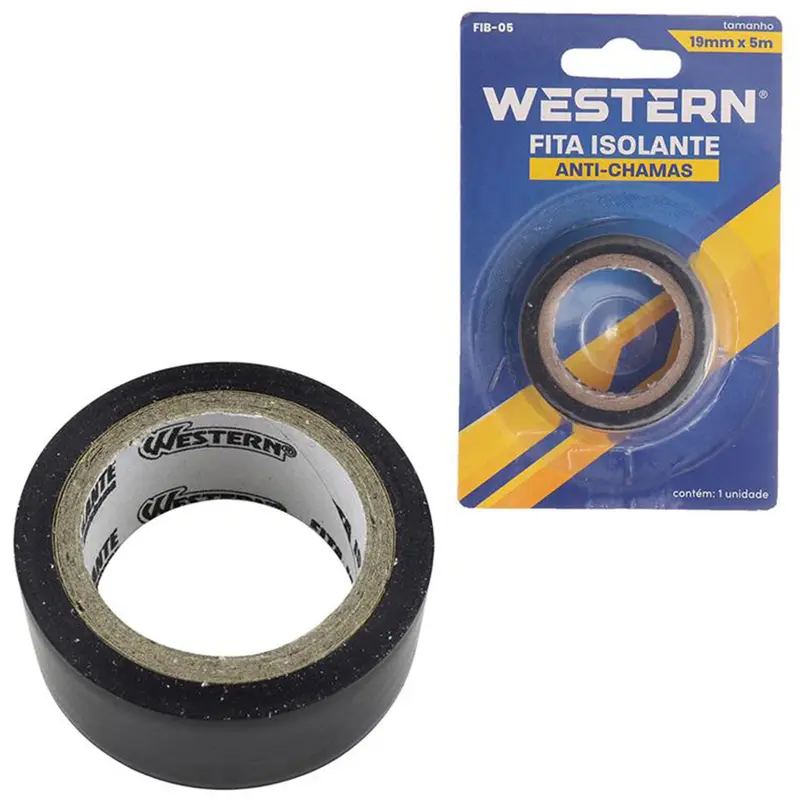 FITA ADESIVA ISOLANTE ANTICHAMA 19MMX5M