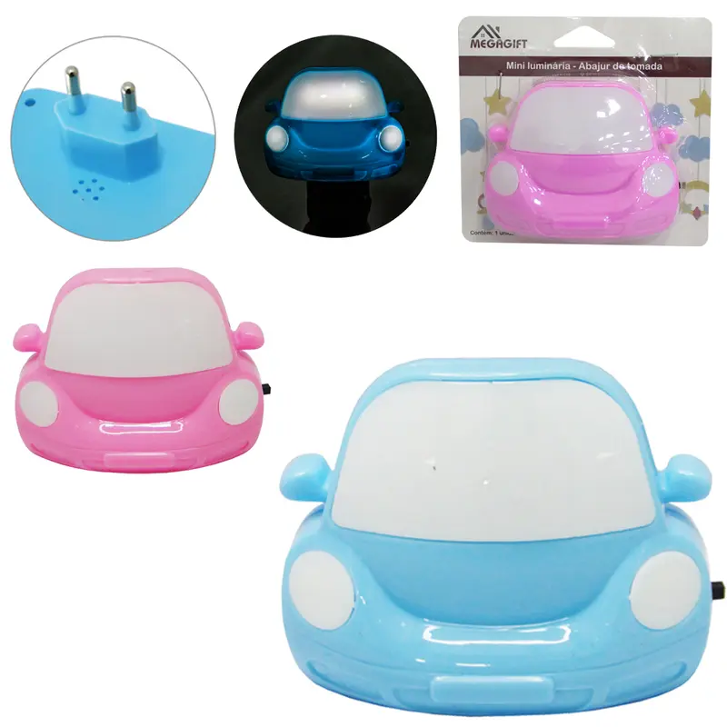 ABAJUR LUMINARIA DE TOMADA DE LED CARRO BIVOLT