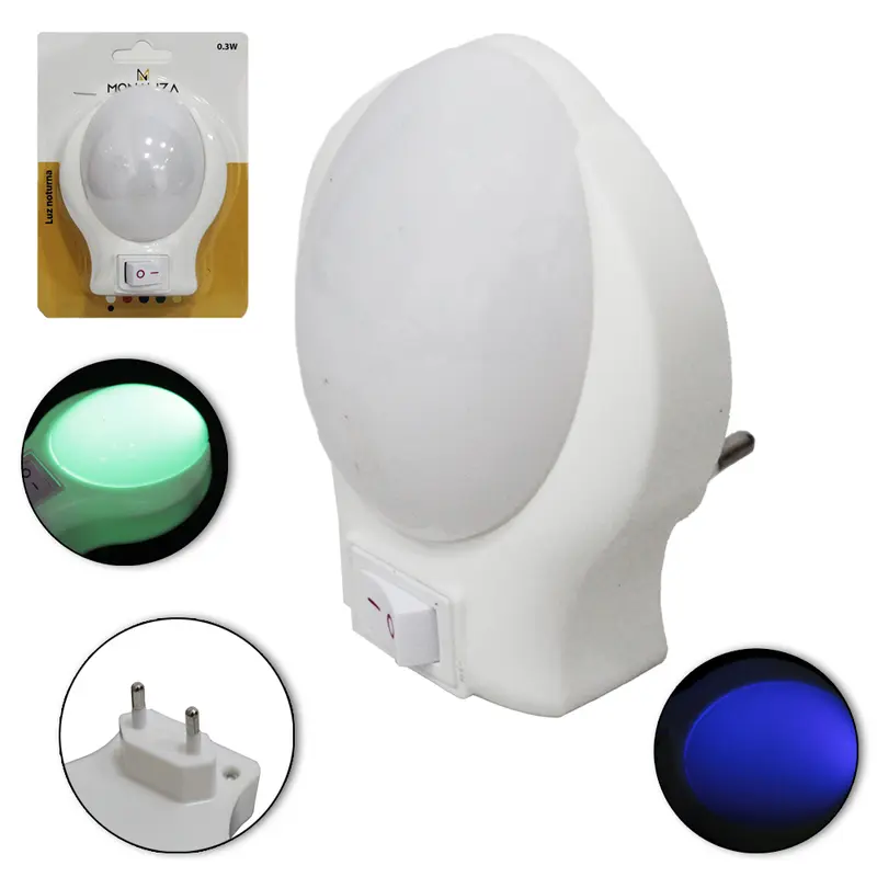 ABAJUR LUMINARIA DE TOMADA DE LED BIVOLT
