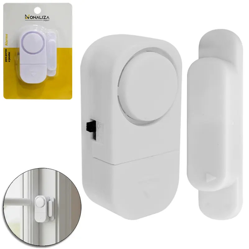 ALARME SONORO PARA PORTAS E JANELAS A BATERIA