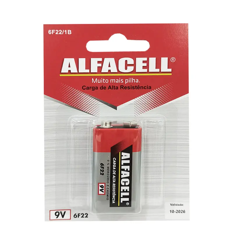 BATERIA 9V 6F22 ALFACELL