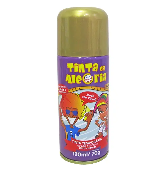 TINTA DA ALEGRIA PARA CABELOS DOURADO / OURO 120ML / 70G