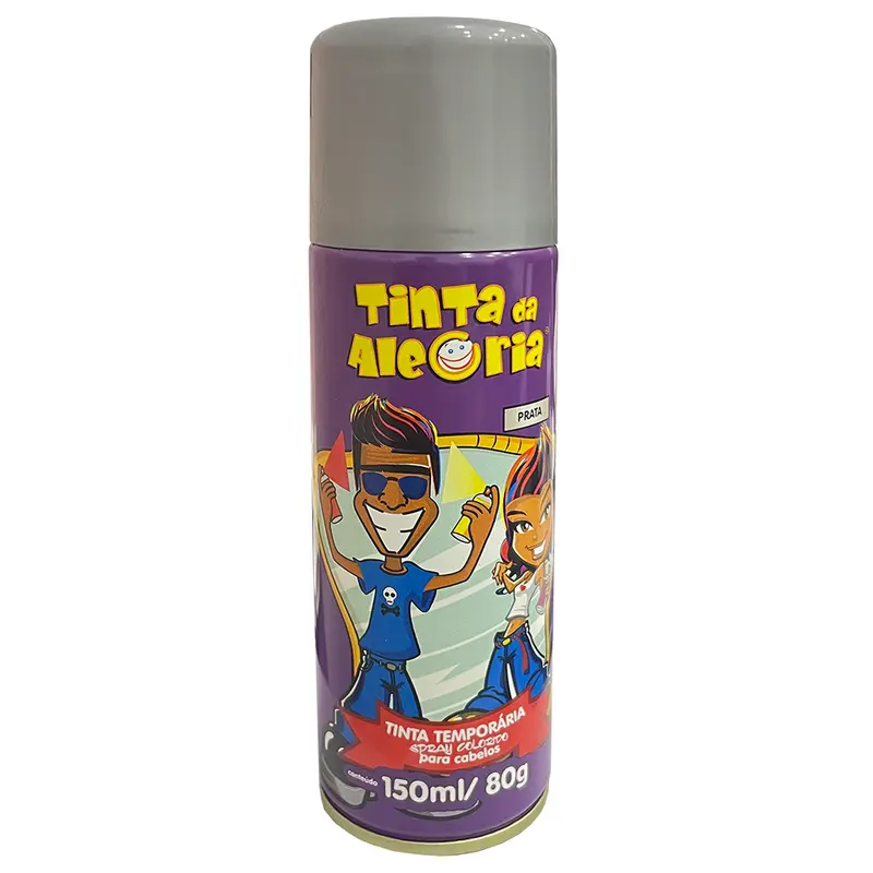 TINTA DA ALEGRIA PARA CABELOS PRATA / CINZA 150ML /80G
