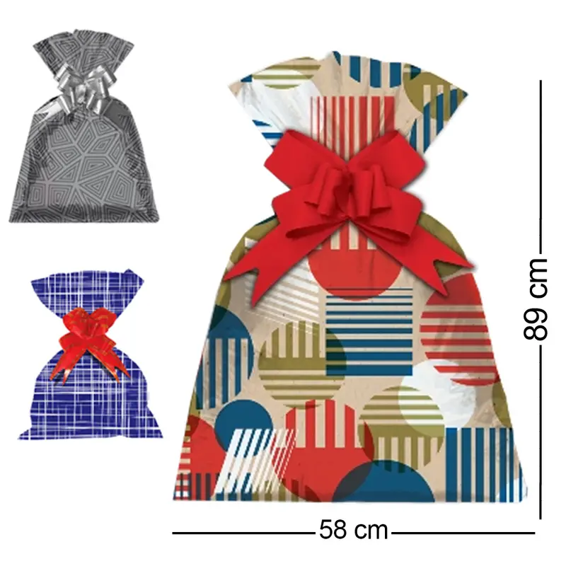 SACO DE PRESENTE MASCULINO COM 25 PECAS 58X89CM