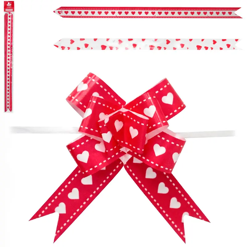 FITA LACO PARA PRESENTE CORACAO M VERSY COM 10 PECAS 46X2,6CM