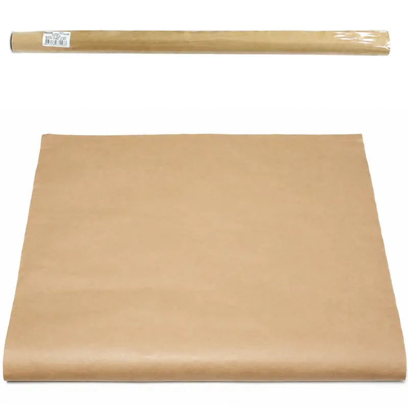 PAPEL DE PRESENTE KRAFT MARROM ROLO COM 1 FOLHA 60X100CM