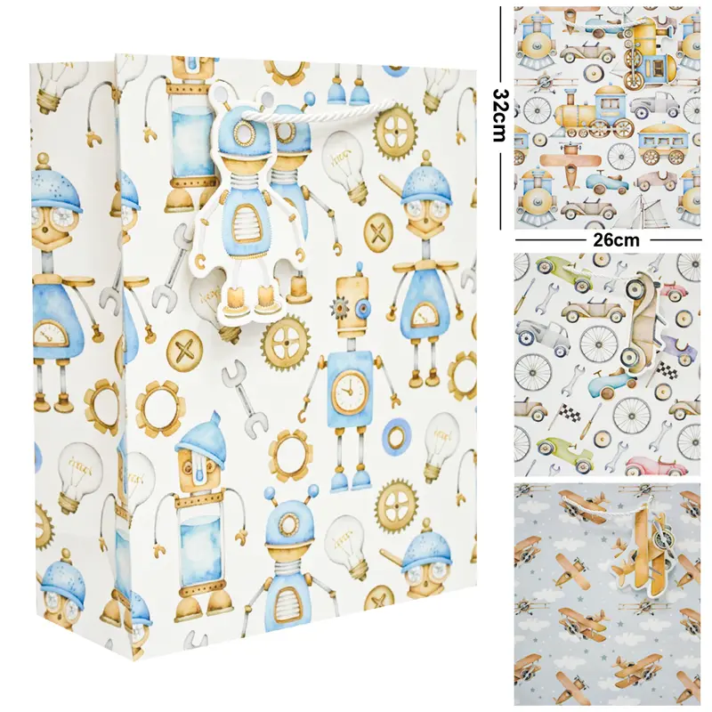 BOLSA SACOLA DE PAPEL PARA PRESENTE LUXO 32X26X10CM