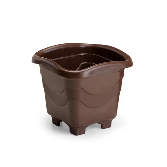 VASO QUADRADO COFFEE MEDIO 5,6L 25X22,5CM DE PLASTICO