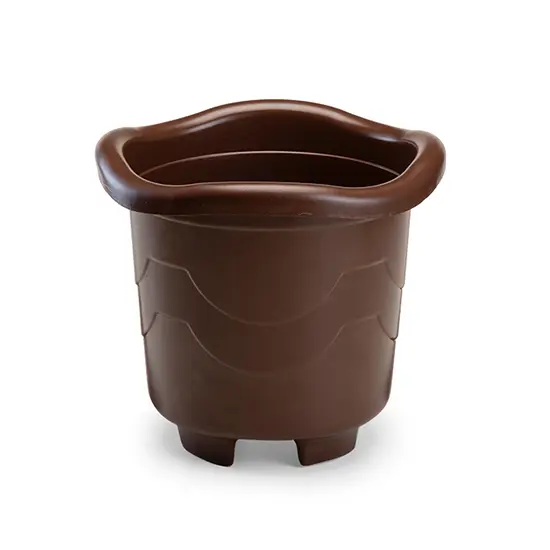 VASO REDONDO COFFEE GRANDE 8L 28X31CM DE Ø DE PLASTICO