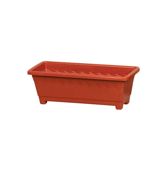 JARDINEIRA FLOREIRA TELHA 45X22X16CM 9,5L DE PLASTICO