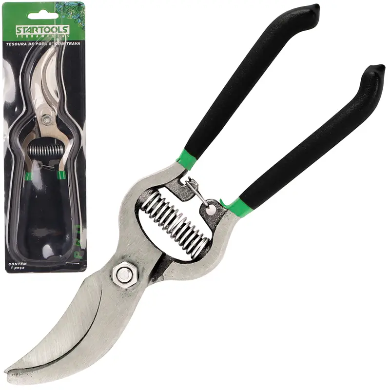 TESOURA DE PODA COM TRAVA DE SEGURANCA PRO 8'' 20CM