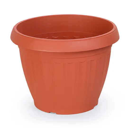 VASO REDONDO TELHA 5L 18,5X25CM DE Ø DE PLASTICO