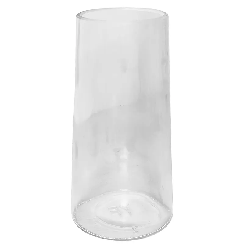 VASO DE VIDRO REDONDO CONICO 15X7,5CM DE Ø