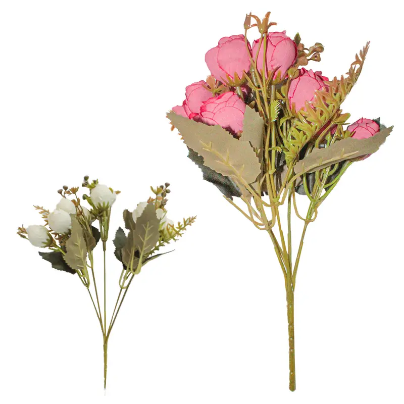 FLOR PERMANENTE BUQUE DE PEONIA 27,5CM
