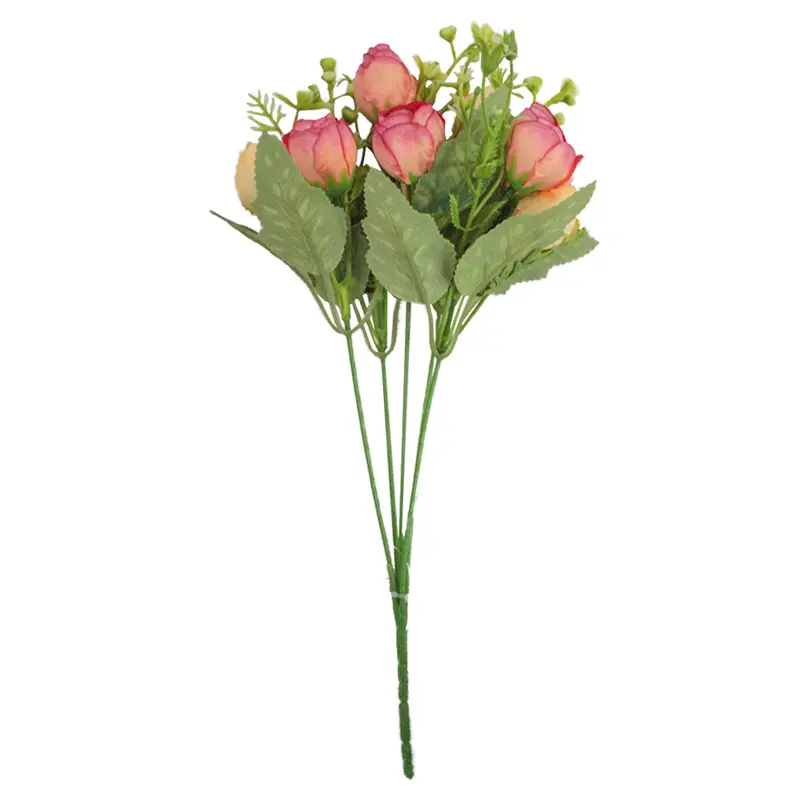 FLOR PERMANENTE BUQUE DE PEONIA 28CM