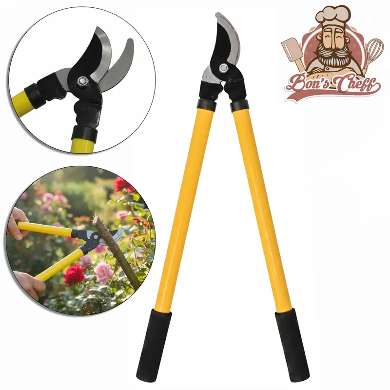 TESOURA DE PODA DE ACO CARBONO 22'' CABO LONGO EMBORRACHADO